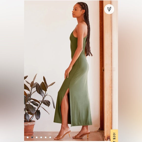 Lulu’s Casual Days Olive Green Sleeveless Maxi Dress - Picture 2 of 8